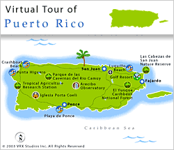 Puerto Rico map