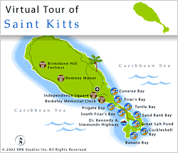 St. Kitts & Nevis map