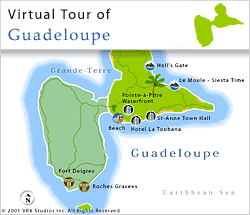 Guadeloupe map