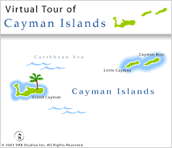 Cayman Islands map